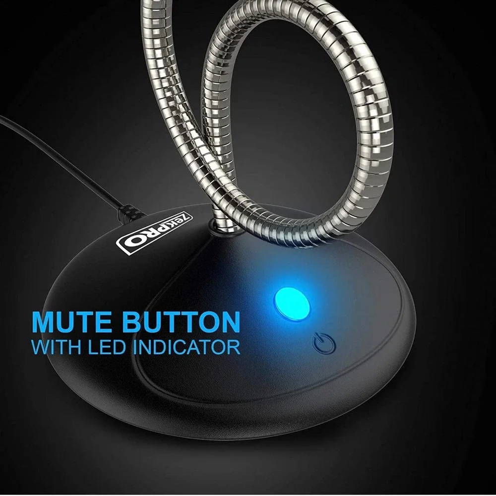 USB Microphone for Computer [Plug and Play] Omnidirectional for Podcast PC Strea